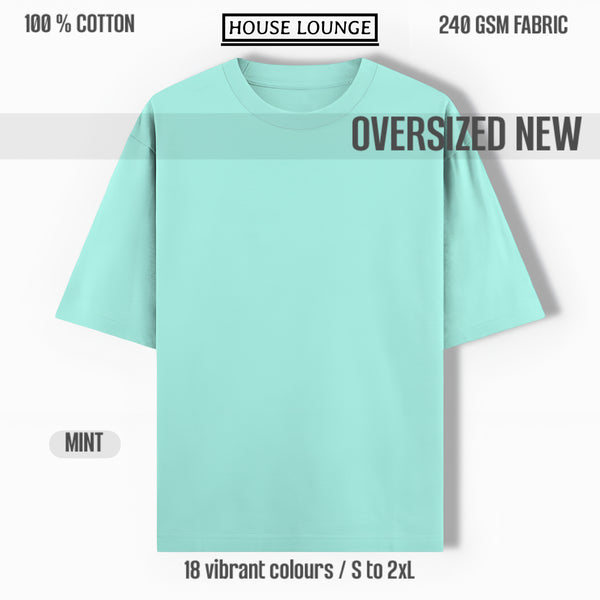 REGAL COTTON OVERSIZED TEE MINT