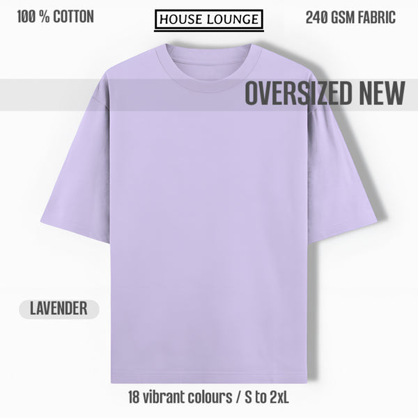 REGAL COTTON OVERSIZED TEE LAVENDER