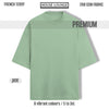 OPULENCE TERRY OVERSIZED TEE JADE