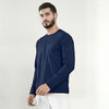 URBAN REFINED FULL SLEEVE T-SHIRT NAVY BLUE