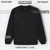 Unisex Regular Fit Sweatshirt – Premium Comfort & Classic Style Black