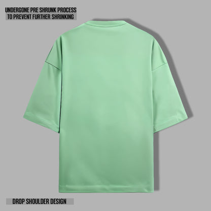 OPULENCE TERRY OVERSIZED TEE JADE