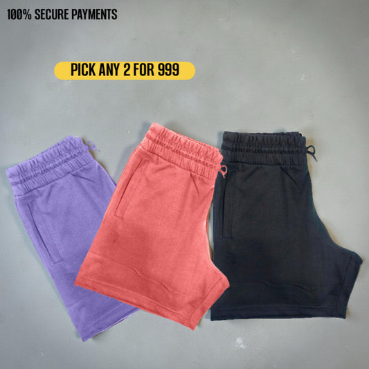 VOGUE TERRY UNISEX SHORTS PICK ANY 2