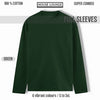 URBAN REFINED FULL SLEEVE T-SHIRT BOTTLE GREEN