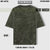 LUXURY ACID WASH UNISEX T-SHIRT OLIVE GREEN