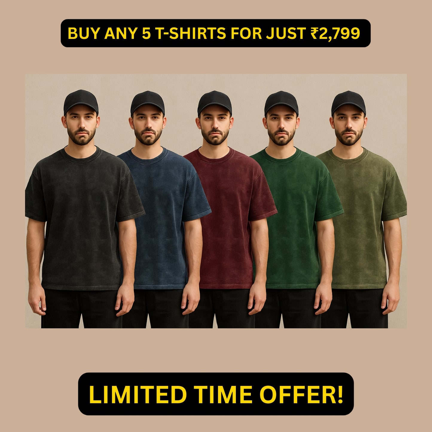 Luxury Acid Wash Unisex T-Shirt