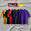 REGAL COTTON OVERSIZED TEE PURPLE