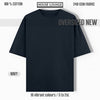 REGAL COTTON OVERSIZED TEE NAVY BLUE