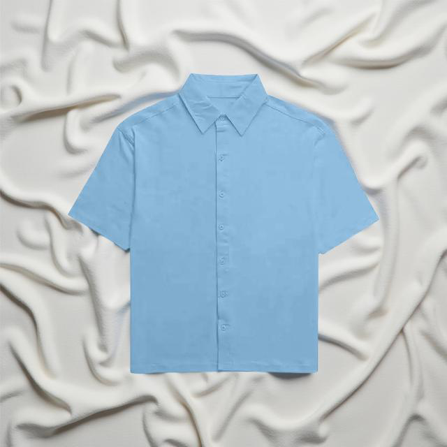 IMPERIA OVERSIZED CLASSIC SHIRT LIGHT BLUE