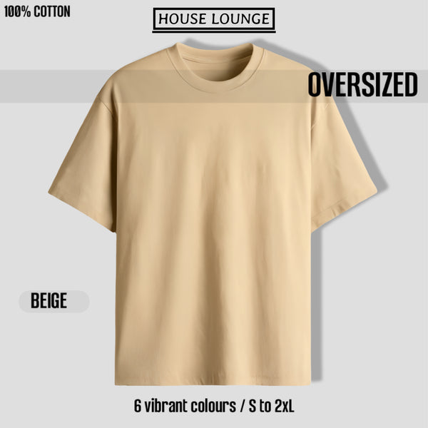 Elevato Oversized Tee Beige