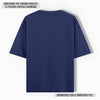 REGAL COTTON OVERSIZED TEE ROYAL BLUE