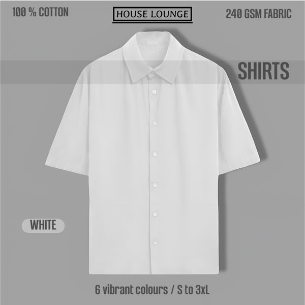IMPERIA OVERSIZED CLASSIC SHIRT WHITE