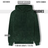 HOUSE LOUNGE ACID WASH HOODIE BOTTLE GREEN