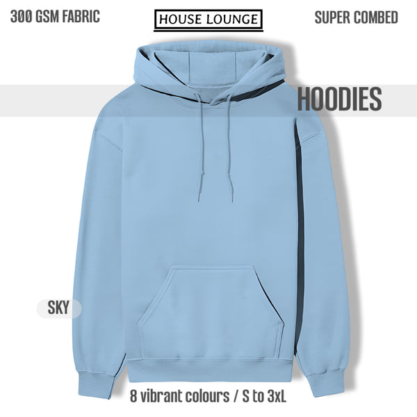 Unisex Hooded Sweatshirt – Superior Comfort & Style Light Blue
