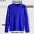 URBAN REFINED FULL SLEEVE T-SHIRT ROYAL BLUE