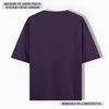 REGAL COTTON OVERSIZED TEE PURPLE