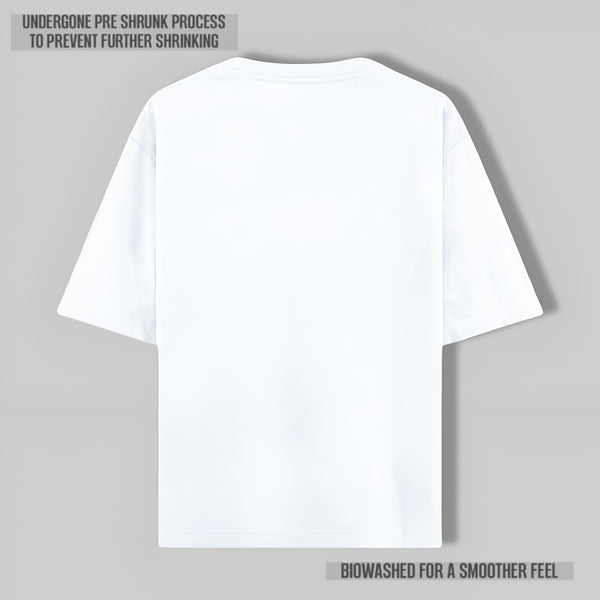 REGAL COTTON OVERSIZED TEE WHITE
