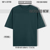 REGAL COTTON OVERSIZED TEE PETROL BLUE