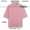 OPULENCE TERRY OVERSIZED TEE FLAMINGO