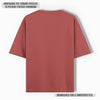 REGAL COTTON OVERSIZED TEE CORAL