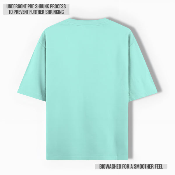 REGAL COTTON OVERSIZED TEE MINT