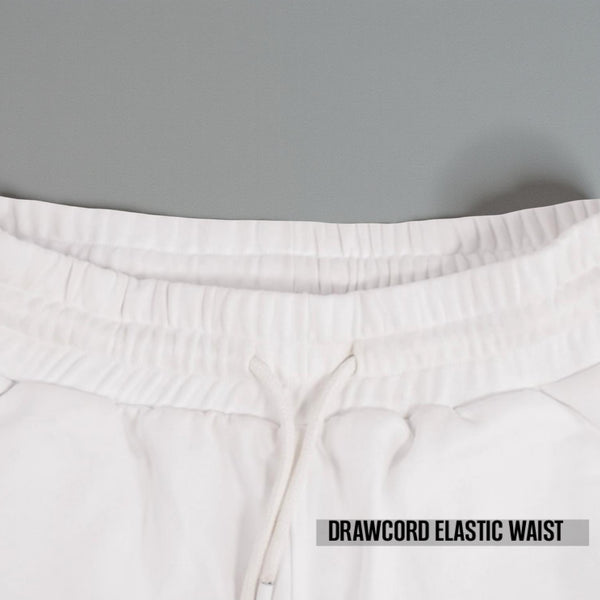 VOGUE TERRY UNISEX SHORTS WHITE