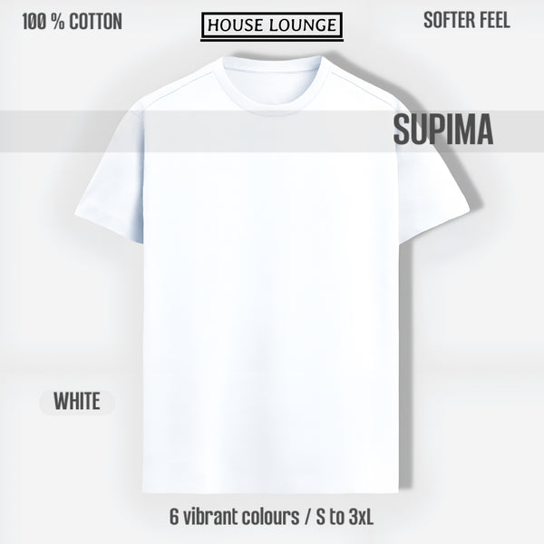 ELEVATED SUPIMA UNISEX T-SHIRT WHITE