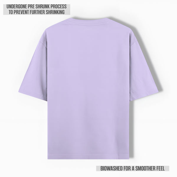 REGAL COTTON OVERSIZED TEE LAVENDER