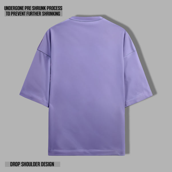 OPULENCE TERRY OVERSIZED TEE LAVENDER
