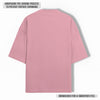 OPULENCE TERRY OVERSIZED TEE FLAMINGO