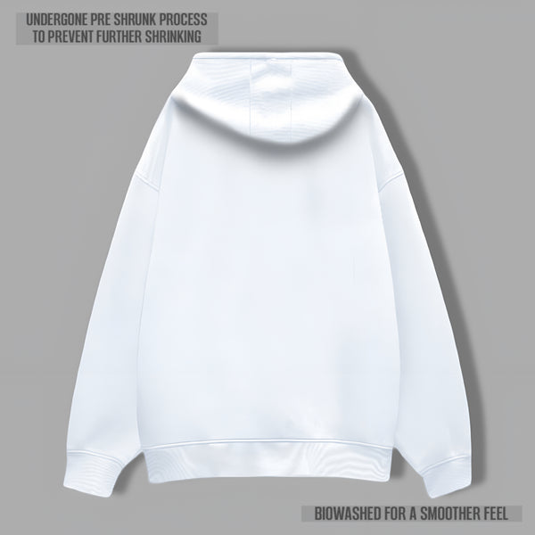 Oversized Heavyweight Hoodie – Ultimate Comfort & Effortless Style White