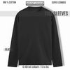 URBAN REFINED FULL SLEEVE T-SHIRT BLACK