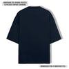 OPULENCE TERRY OVERSIZED TEE NAVY BLUE