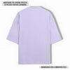 OPULENCE TERRY OVERSIZED TEE LAVENDER