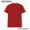 EXQUISITE V-NECK COTTON T-SHIRT RED