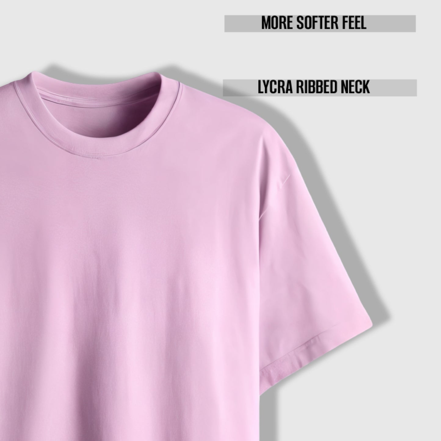 Elevato Oversized Tee Light Pink