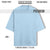 OPULENCE TERRY OVERSIZED TEE LIGHT BLUE