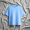 REGAL COTTON OVERSIZED TEE BABY BLUE