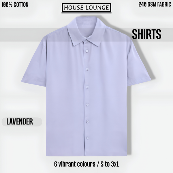 IMPERIA OVERSIZED CLASSIC SHIRT LAVENDER