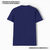 EXQUISITE V-NECK COTTON T-SHIRT ROYAL BLUE