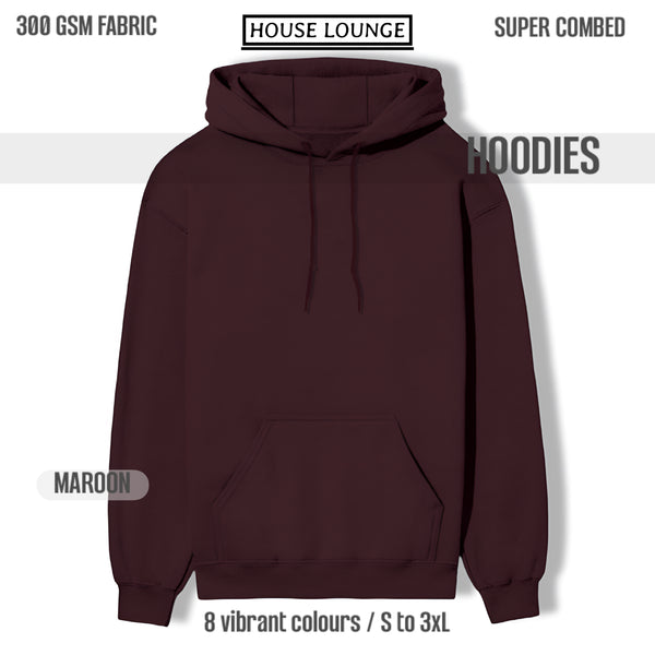 Unisex Hooded Sweatshirt – Superior Comfort & Style Maroon