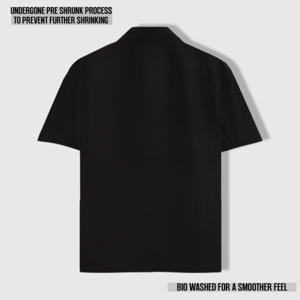 IMPERIA OVERSIZED CLASSIC SHIRT BLACK