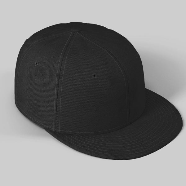 Urban Edge Snapback Cap Black