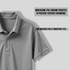 PRESTIGE COTTON POLO T-SHIRT LIGHT GREY