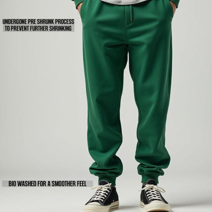 LUXURA COMFORT JOGGERS BOTTLE GREEN