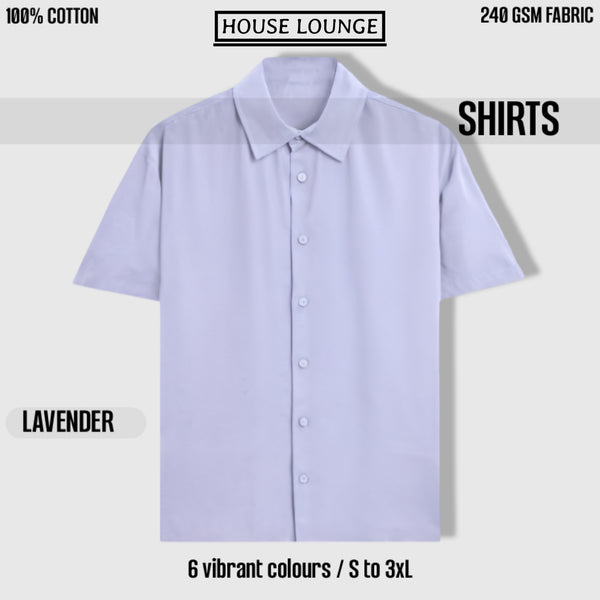 IMPERIA OVERSIZED CLASSIC SHIRT LAVENDER