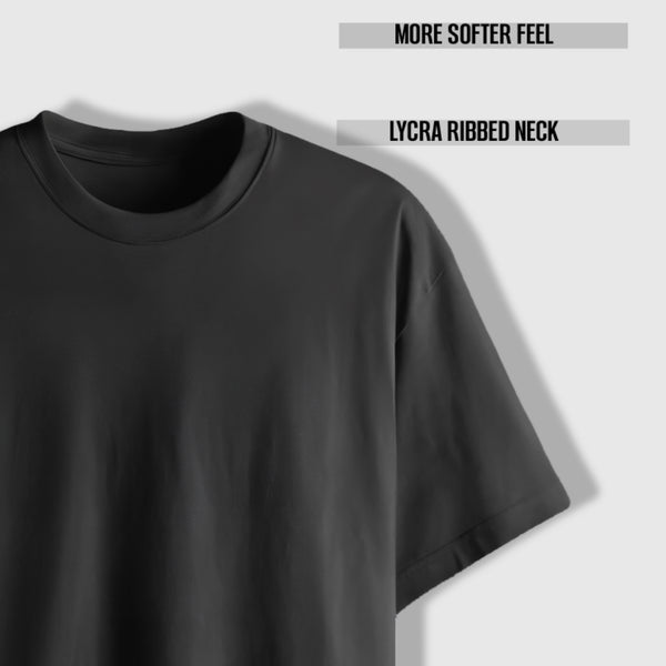 Elevato Oversized Tee Black