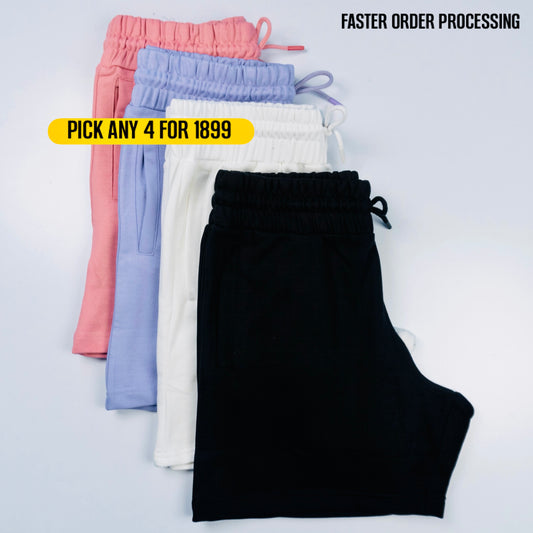 VOGUE TERRY UNISEX SHORTS PICK ANY 4