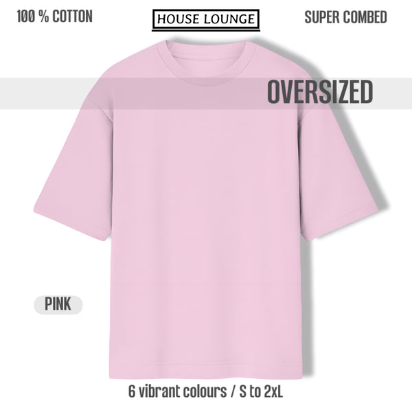 Elevato Oversized Tee Light Pink