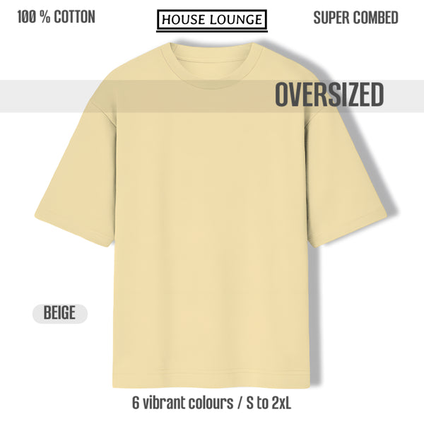 Elevato Oversized Tee Beige